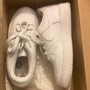 Nike Kids All-White Sneakers